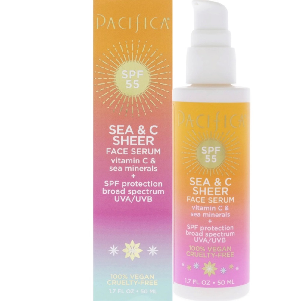 Pacifica Sea and C face serum